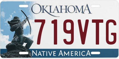 OK license plate 719VTG