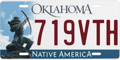 OK license plate 719VTH