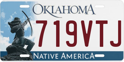 OK license plate 719VTJ