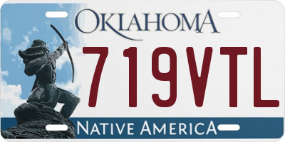OK license plate 719VTL