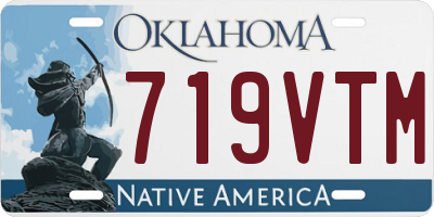 OK license plate 719VTM