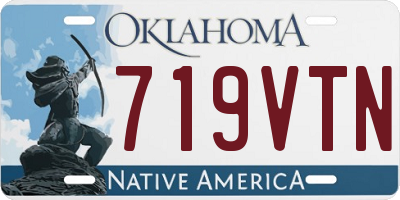 OK license plate 719VTN