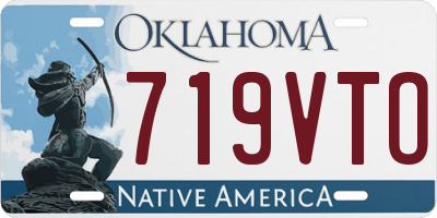 OK license plate 719VTO