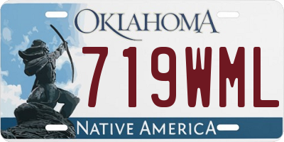 OK license plate 719WML