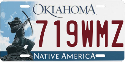 OK license plate 719WMZ