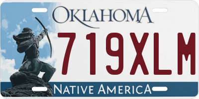 OK license plate 719XLM
