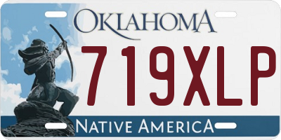 OK license plate 719XLP