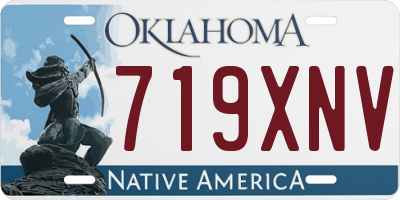 OK license plate 719XNV