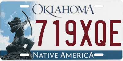 OK license plate 719XQE