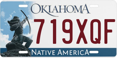 OK license plate 719XQF