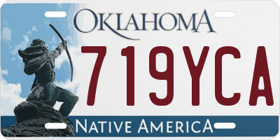OK license plate 719YCA