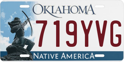 OK license plate 719YVG