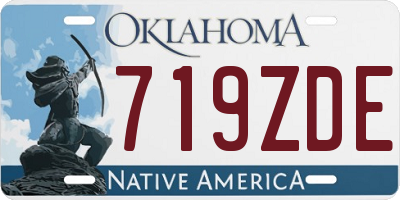 OK license plate 719ZDE