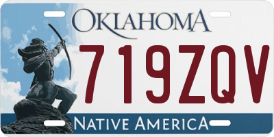 OK license plate 719ZQV