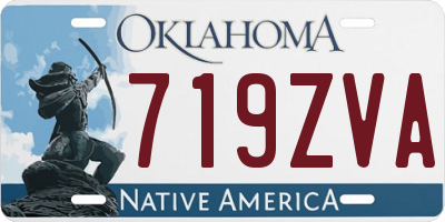 OK license plate 719ZVA