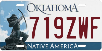 OK license plate 719ZWF