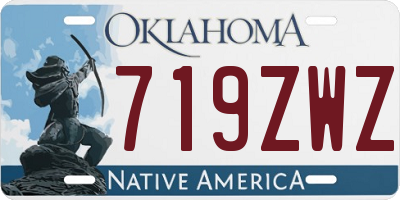 OK license plate 719ZWZ