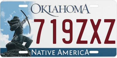 OK license plate 719ZXZ