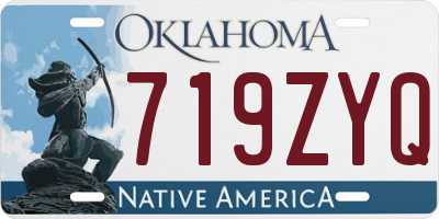 OK license plate 719ZYQ