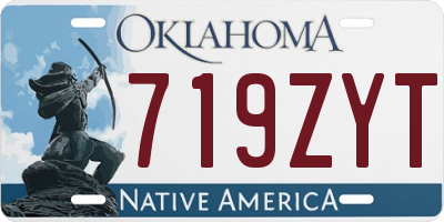 OK license plate 719ZYT