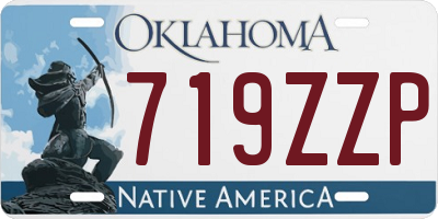 OK license plate 719ZZP
