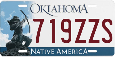 OK license plate 719ZZS