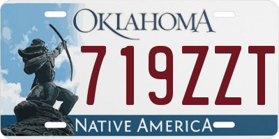 OK license plate 719ZZT