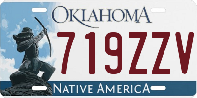 OK license plate 719ZZV