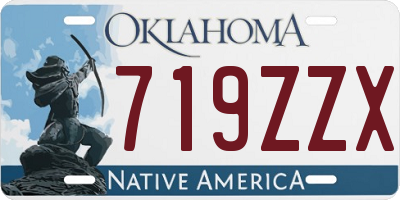 OK license plate 719ZZX