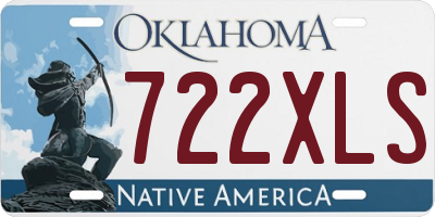 OK license plate 722XLS