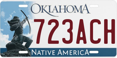 OK license plate 723ACH