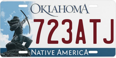 OK license plate 723ATJ