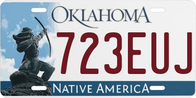 OK license plate 723EUJ