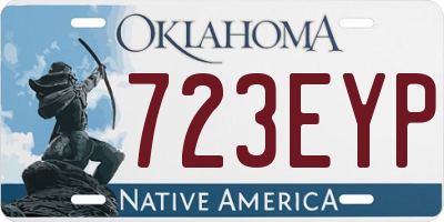 OK license plate 723EYP
