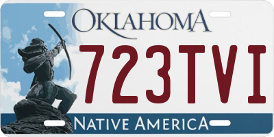 OK license plate 723TVI