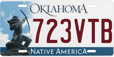 OK license plate 723VTB