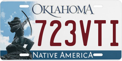 OK license plate 723VTI