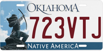 OK license plate 723VTJ