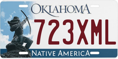 OK license plate 723XML