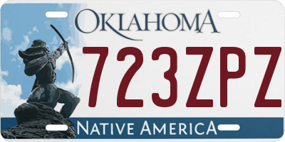 OK license plate 723ZPZ