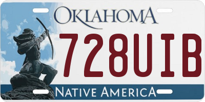 OK license plate 728UIB