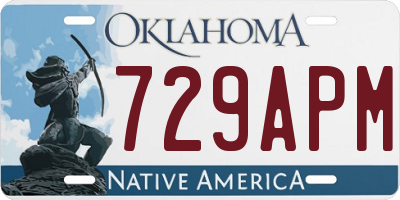 OK license plate 729APM