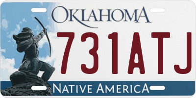 OK license plate 731ATJ