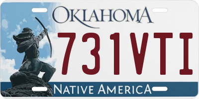 OK license plate 731VTI