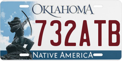 OK license plate 732ATB