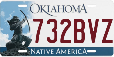 OK license plate 732BVZ