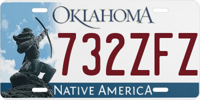 OK license plate 732ZFZ