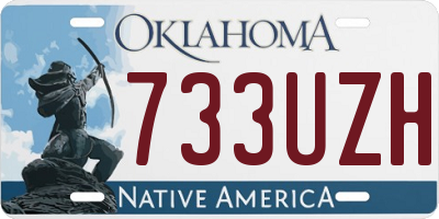 OK license plate 733UZH