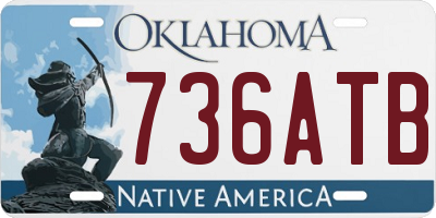 OK license plate 736ATB