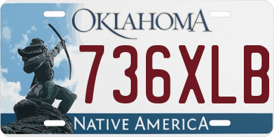 OK license plate 736XLB